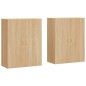 vidaXL Wandschränke 2 Stk. Sonoma-Eiche 69,5x34x90 cm vidaXL Wandschränke 2 Stk. Sonoma-Eiche 69,5x34x90 cm