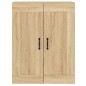 vidaXL Wandschränke 2 Stk. Sonoma-Eiche Holzwerkstoff vidaXL Wandschränke 2 Stk. Sonoma-Eiche Holzwerkstoff