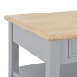 vidaXL Couchtisch Grau 100x50x41,5 cm Massivholz Paulownia vidaXL Couchtisch Grau 100x50x41,5 cm Massivholz Paulownia