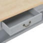 vidaXL Couchtisch Grau 100x50x41,5 cm Massivholz Paulownia vidaXL Couchtisch Grau 100x50x41,5 cm Massivholz Paulownia