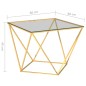 vidaXL Couchtisch Golden 80x80x45 cm Edelstahl vidaXL Couchtisch Golden 80x80x45 cm Edelstahl