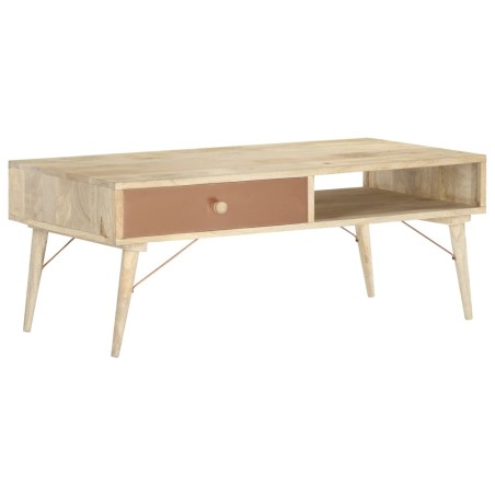 vidaXL Couchtisch 118×57×45 cm Massivholz Mango