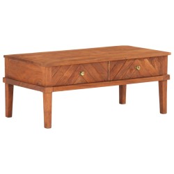 vidaXL Couchtisch 100 x 50 x 41 cm Massivholz Akazie