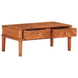 vidaXL Couchtisch 100 x 50 x 41 cm Massivholz Akazie