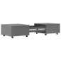 vidaXL Couchtisch Hochglanz-Grau 120x60x35 cm vidaXL Couchtisch Hochglanz-Grau 120x60x35 cm