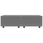vidaXL Couchtisch Hochglanz-Grau 120x60x35 cm vidaXL Couchtisch Hochglanz-Grau 120x60x35 cm