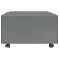 vidaXL Couchtisch Hochglanz-Grau 120x60x35 cm vidaXL Couchtisch Hochglanz-Grau 120x60x35 cm