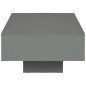 vidaXL Couchtisch Hochglanz-Grau 85×55×31 cm MDF vidaXL Couchtisch Hochglanz-Grau 85×55×31 cm MDF
