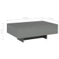 vidaXL Couchtisch Hochglanz-Grau 85×55×31 cm MDF vidaXL Couchtisch Hochglanz-Grau 85×55×31 cm MDF
