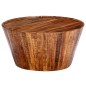 vidaXL Couchtisch 65x65x33 cm Massives Raues Mangoholz vidaXL Couchtisch 65x65x33 cm Massives Raues Mangoholz