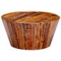 vidaXL Couchtisch 65x65x33 cm Massives Raues Mangoholz vidaXL Couchtisch 65x65x33 cm Massives Raues Mangoholz