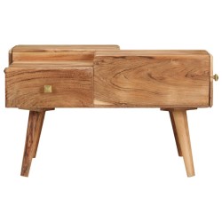 vidaXL Couchtisch 70x60x42 cm Massivholz Akazie