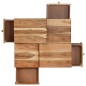 vidaXL Couchtisch 70x60x42 cm Massivholz Akazie