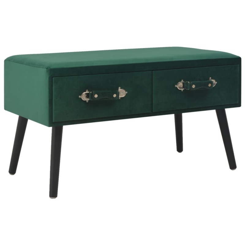 vidaXL Couchtisch Grün 80 x 40 x 46 cm Samt vidaXL Couchtisch Grün 80 x 40 x 46 cm Samt