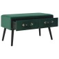 vidaXL Couchtisch Grün 80 x 40 x 46 cm Samt vidaXL Couchtisch Grün 80 x 40 x 46 cm Samt