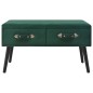 vidaXL Couchtisch Grün 80 x 40 x 46 cm Samt vidaXL Couchtisch Grün 80 x 40 x 46 cm Samt