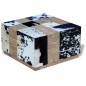 vidaXL Couchtisch Echtes Rindsleder 60x60x36 cm vidaXL Couchtisch Echtes Rindsleder 60x60x36 cm