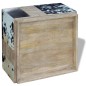 vidaXL Couchtisch Echtes Rindsleder 60x60x36 cm vidaXL Couchtisch Echtes Rindsleder 60x60x36 cm