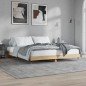 vidaXL Bettgestell Sonoma-Eiche 150x200 cm Holzwerkstoff vidaXL Bettgestell Sonoma-Eiche 150x200 cm Holzwerkstoff