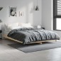 vidaXL Bettgestell Sonoma-Eiche 140x190 cm Holzwerkstoff vidaXL Bettgestell Sonoma-Eiche 140x190 cm Holzwerkstoff