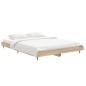 vidaXL Bettgestell Sonoma-Eiche 140x190 cm Holzwerkstoff vidaXL Bettgestell Sonoma-Eiche 140x190 cm Holzwerkstoff