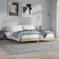 vidaXL Bettgestell Sonoma-Eiche 160x200 cm Holzwerkstoff vidaXL Bettgestell Sonoma-Eiche 160x200 cm Holzwerkstoff