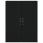 vidaXL Highboard Schwarz 69,5x34x180 cm Holzwerkstoff vidaXL Highboard Schwarz 69,5x34x180 cm Holzwerkstoff