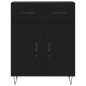 vidaXL Highboard Schwarz 69,5x34x180 cm Holzwerkstoff vidaXL Highboard Schwarz 69,5x34x180 cm Holzwerkstoff