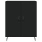 vidaXL Highboard Schwarz 69,5x34x180 cm Holzwerkstoff vidaXL Highboard Schwarz 69,5x34x180 cm Holzwerkstoff