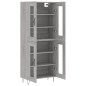 vidaXL Highboard Grau Sonoma 69,5x34x180 cm Holzwerkstoff vidaXL Highboard Grau Sonoma 69,5x34x180 cm Holzwerkstoff