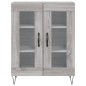 vidaXL Highboard Grau Sonoma 69,5x34x180 cm Holzwerkstoff vidaXL Highboard Grau Sonoma 69,5x34x180 cm Holzwerkstoff