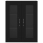 vidaXL Highboard Schwarz 69,5x34x180 cm Holzwerkstoff vidaXL Highboard Schwarz 69,5x34x180 cm Holzwerkstoff