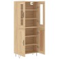vidaXL Highboard Sonoma-Eiche 69,5x34x180 cm Holzwerkstoff vidaXL Highboard Sonoma-Eiche 69,5x34x180 cm Holzwerkstoff