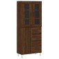 vidaXL Highboard Braun Eichen-Optik 69,5x34x180 cm Holzwerkstoff vidaXL Highboard Braun Eichen-Optik 69,5x34x180 cm Holzwerkstoff