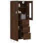 vidaXL Highboard Braun Eichen-Optik 69,5x34x180 cm Holzwerkstoff vidaXL Highboard Braun Eichen-Optik 69,5x34x180 cm Holzwerkstoff