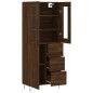 vidaXL Highboard Braun Eichen-Optik 69,5x34x180 cm Holzwerkstoff vidaXL Highboard Braun Eichen-Optik 69,5x34x180 cm Holzwerkstoff