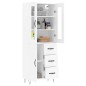 vidaXL Highboard Weiß 69,5x34x180 cm Holzwerkstoff vidaXL Highboard Weiß 69,5x34x180 cm Holzwerkstoff