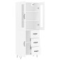 vidaXL Highboard Weiß 69,5x34x180 cm Holzwerkstoff vidaXL Highboard Weiß 69,5x34x180 cm Holzwerkstoff