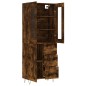 vidaXL Highboard Räuchereiche 69,5x34x180 cm Holzwerkstoff vidaXL Highboard Räuchereiche 69,5x34x180 cm Holzwerkstoff
