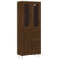 vidaXL Highboard Braun Eichen-Optik 69,5x34x180 cm Holzwerkstoff vidaXL Highboard Braun Eichen-Optik 69,5x34x180 cm Holzwerkstoff