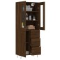 vidaXL Highboard Braun Eichen-Optik 69,5x34x180 cm Holzwerkstoff vidaXL Highboard Braun Eichen-Optik 69,5x34x180 cm Holzwerkstoff