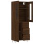 vidaXL Highboard Braun Eichen-Optik 69,5x34x180 cm Holzwerkstoff vidaXL Highboard Braun Eichen-Optik 69,5x34x180 cm Holzwerkstoff