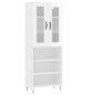 vidaXL Highboard Weiß 69,5x34x180 cm Holzwerkstoff vidaXL Highboard Weiß 69,5x34x180 cm Holzwerkstoff