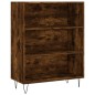 vidaXL Highboard Räuchereiche 69,5x34x180 cm Holzwerkstoff vidaXL Highboard Räuchereiche 69,5x34x180 cm Holzwerkstoff