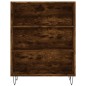vidaXL Highboard Räuchereiche 69,5x34x180 cm Holzwerkstoff vidaXL Highboard Räuchereiche 69,5x34x180 cm Holzwerkstoff