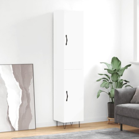 vidaXL Highboard Weiß 34,5x34x180 cm Holzwerkstoff