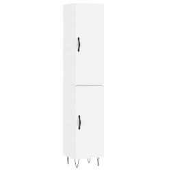 vidaXL Highboard Weiß 34,5x34x180 cm Holzwerkstoff