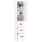 vidaXL Highboard Weiß 34,5x34x180 cm Holzwerkstoff vidaXL Highboard Weiß 34,5x34x180 cm Holzwerkstoff