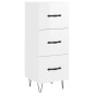 vidaXL Highboard Hochglanz-Weiß 34,5x34x180 cm Holzwerkstoff vidaXL Highboard Hochglanz-Weiß 34,5x34x180 cm Holzwerkstoff