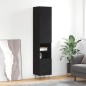 vidaXL Highboard Schwarz 34,5x34x180 cm Holzwerkstoff vidaXL Highboard Schwarz 34,5x34x180 cm Holzwerkstoff